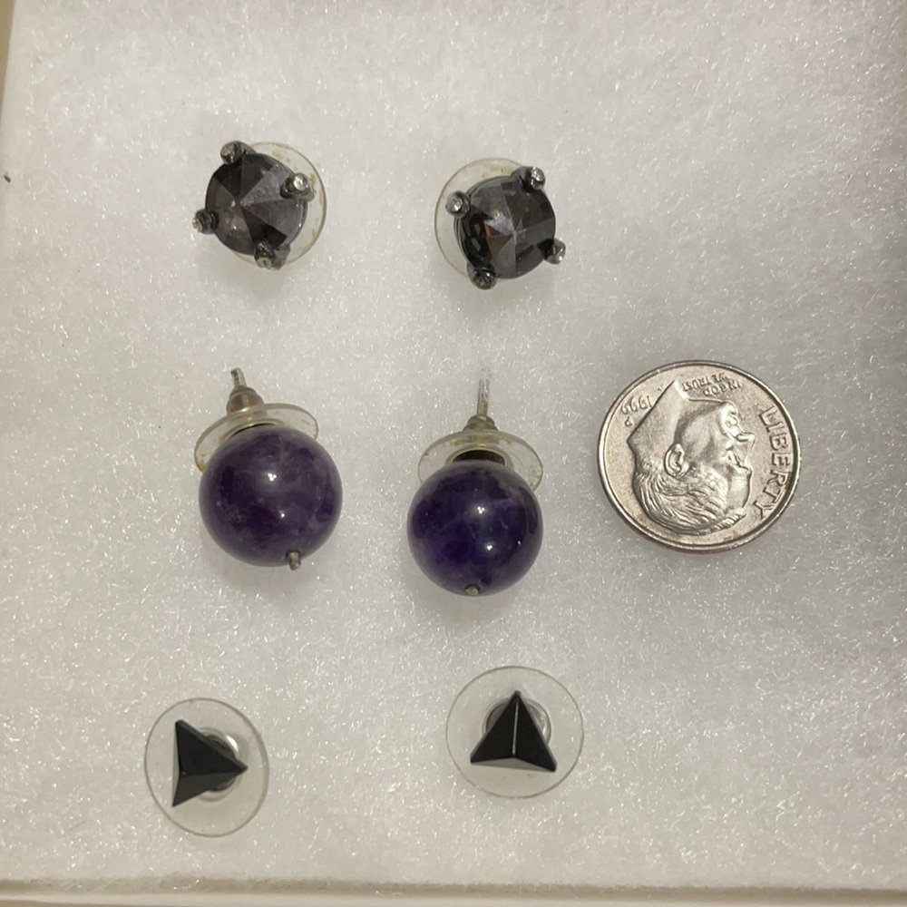Fun earring trio - Picture 2 of 2